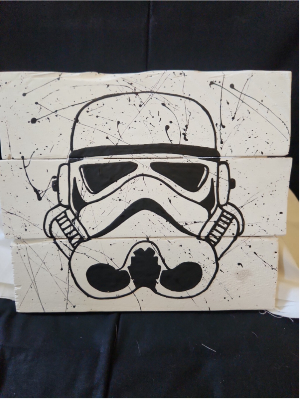 Stormtroopers Wooden Wall Plaque Hand Painted